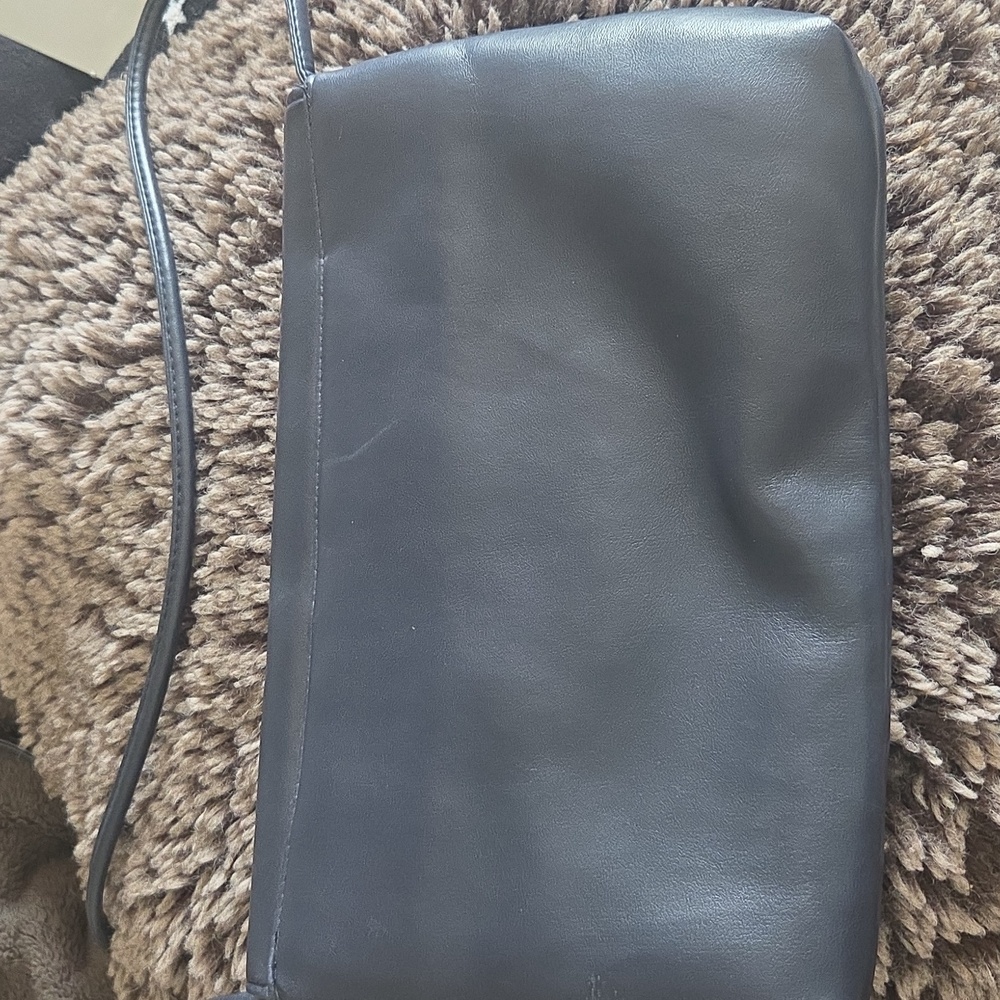 Navy Blue Minimalist Crossbody Bag / Evening Bag - Picture 3 of 3